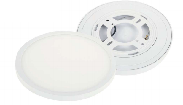 Pannello Piano Superficiale | LED | 24w | CCT Selectable | 12" | Plastic body | Frost PC diffuser | Wet rated